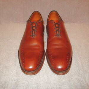 Vtg Allen Edmonds Hastings Oxford Dress Shoes Size 13 A Brown Leather USA Made